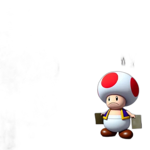 hat, robot, staff, weapon, 3d render, concept art, pixel art, monochrome transparent PNG cut-out