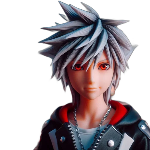 face, jacket, creature, 3d render, photorealistic, concept art, anime, animated transparent PNG cut-out