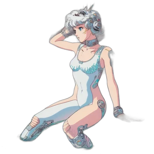 dress, robot, creature, dragon, concept art, anime, pixel art, fantasy art transparent PNG cut-out