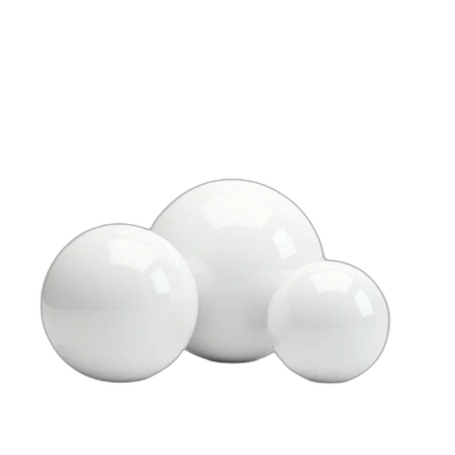 jewelry, 3d render, photorealistic, three, spheres, white, natural, versatile transparent PNG cut-out