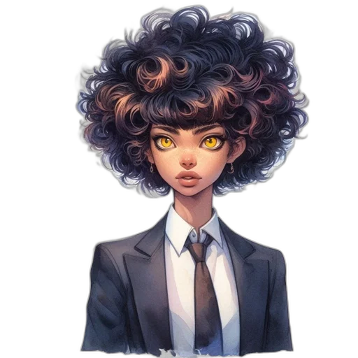 hair, face, staff, dress, concept art, anime, fantasy art, cartoon transparent PNG cut-out
