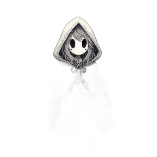 mask, creature, face, jacket, concept art, pixel art, watercolor, fantasy art transparent PNG cut-out