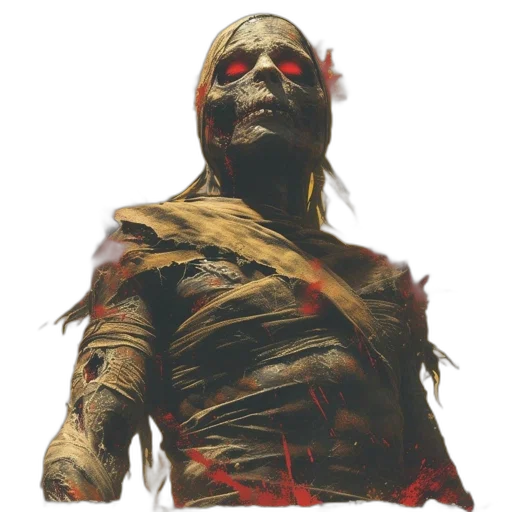 creature, face, mask, staff, concept art, 3d render, photorealistic, comic book art transparent PNG cut-out