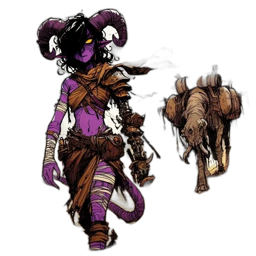 creature, staff, concept art, fantasy art, comic book art, pixel art, dark, desert transparent PNG cut-out