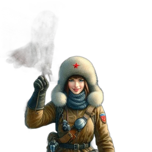 jacket, staff, weapon, face, concept art, fantasy art, comic book art, photorealistic transparent PNG cut-out