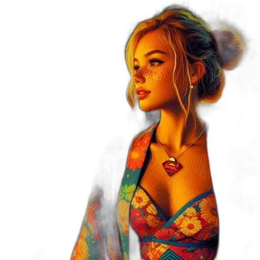 dress, jewelry, face, mask, fantasy art, oil painting, photorealistic, concept art transparent PNG cut-out