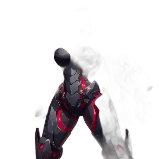 robot, weapon, sword, staff, concept art, anime, comic book art, fantasy art transparent PNG cut-out