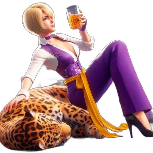 staff, dress, concept art, 3d render, cartoon, fantasy art, animated, female transparent PNG cut-out