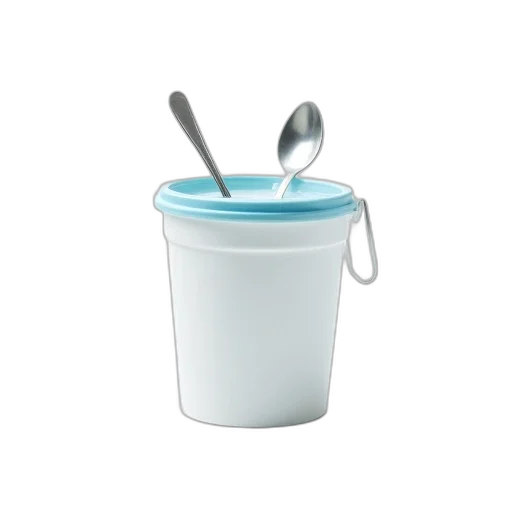 food, staff, weapon, robot, 3d render, blue, pastel, white transparent PNG cut-out