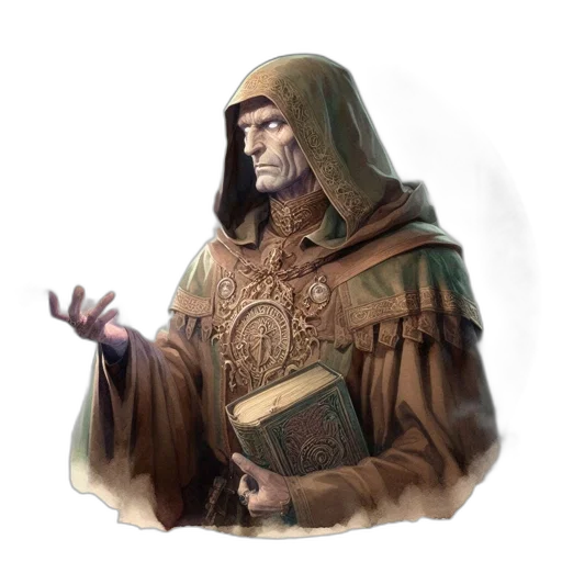 staff, mask, jacket, face, fantasy art, concept art, 3d render, photorealistic transparent PNG cut-out