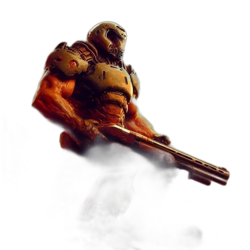 robot, weapon, sword, creature, concept art, comic book art, fantasy art, 3d render transparent PNG cut-out