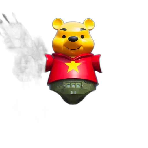 mask, 3d render, concept art, pixel art, vaporwave, fire, life-sized, winnie transparent PNG cut-out