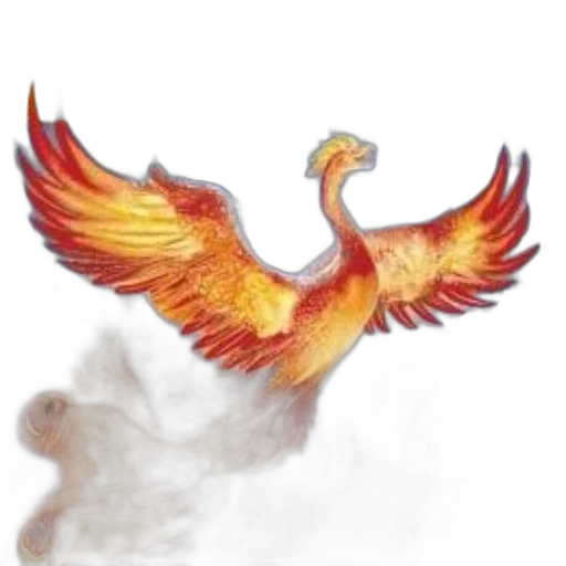 dragon, staff, animal, fantasy art, concept art, watercolor, photorealistic, fire transparent PNG cut-out