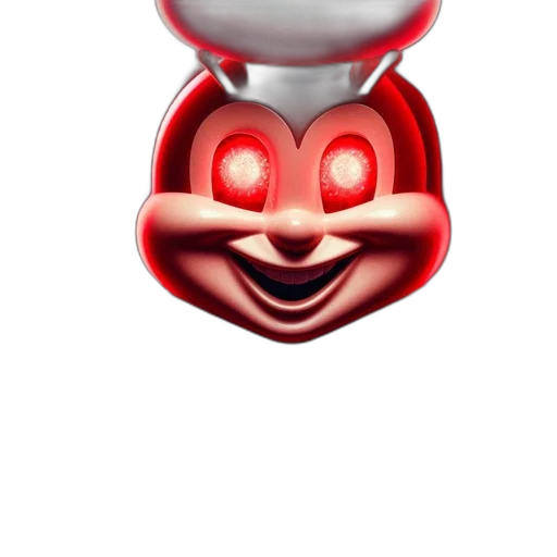 face, mask, robot, food, 3d render, concept art, photorealistic, cartoon transparent PNG cut-out
