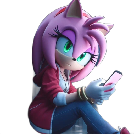 jacket, staff, animal, creature, concept art, 3d render, cartoon, vaporwave transparent PNG cut-out