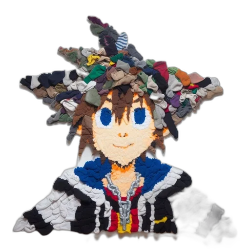 hat, crown, jacket, mask, pixel art, 3d render, anime, concept art transparent PNG cut-out
