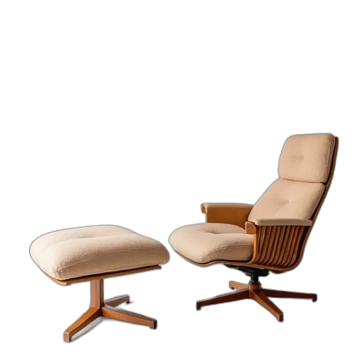 furniture, 3d render, photorealistic, earth tones transparent PNG cut-out