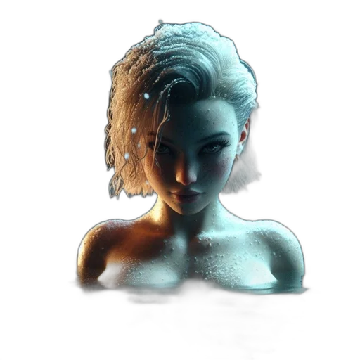 crown, jewelry, hair, face, 3d render, photorealistic, concept art, pixel art transparent PNG cut-out