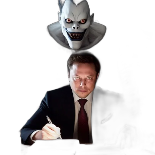 mask, face, concept art, comic book art, photorealistic, fantasy art, office, worker transparent PNG cut-out