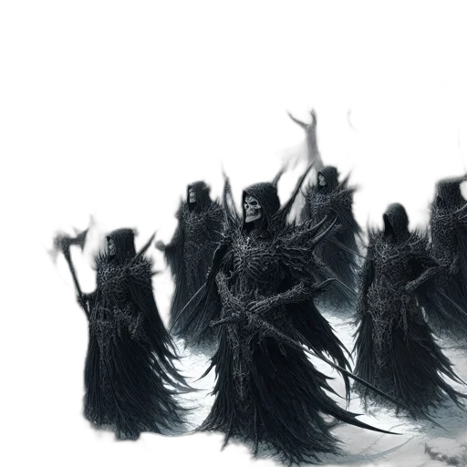 staff, mask, creature, hair, concept art, fantasy art, comic book art, 3d render transparent PNG cut-out