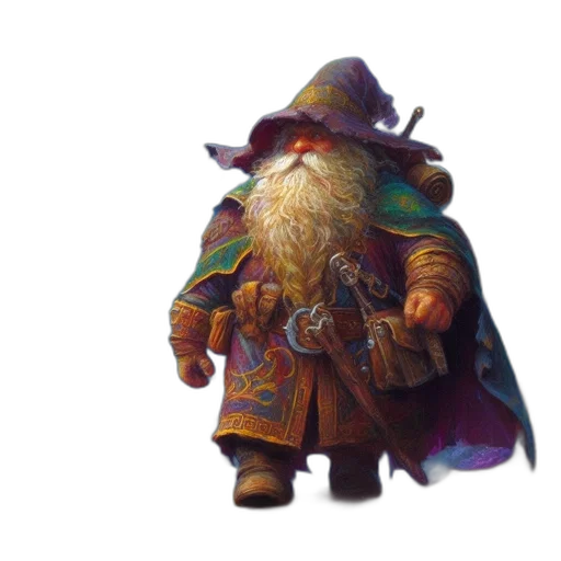 staff, hat, creature, jacket, concept art, fantasy art, pixel art, 3d render transparent PNG cut-out