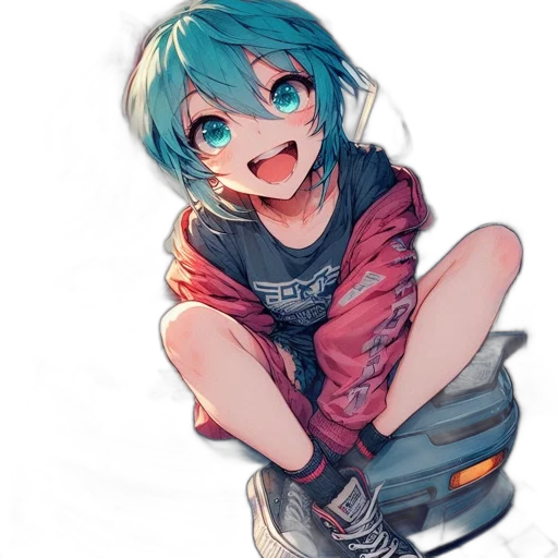 robot, face, jacket, dress, anime, pixel art, cyberpunk, concept art transparent PNG cut-out