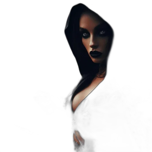 mask, dress, face, creature, 3d render, concept art, photorealistic, fantasy art transparent PNG cut-out