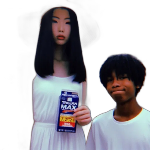 hair, dress, food, jacket, vaporwave, photorealistic, anime, 3d render transparent PNG cut-out