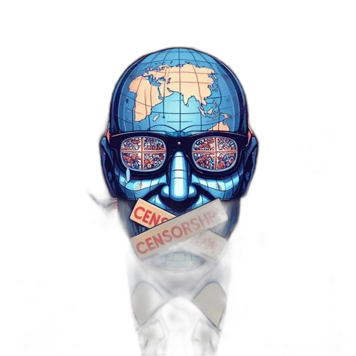 mask, robot, face, cyberpunk, concept art, 3d render, vaporwave, artistically transparent PNG cut-out