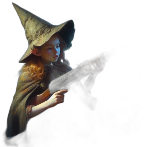 staff, hat, weapon, sword, fantasy art, concept art, photorealistic, 3d render transparent PNG cut-out