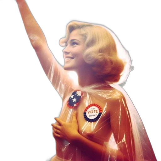 comic book art, image, features, woman, blonde, hair, seen, side transparent PNG cut-out