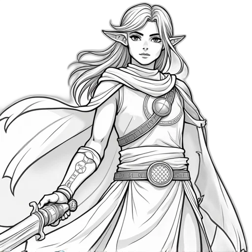 sword, staff, fantasy art, concept art transparent PNG cut-out