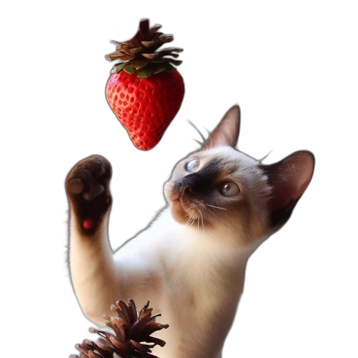 food, staff, animal, creature, photorealistic, 3d render, concept art, oil painting transparent PNG cut-out