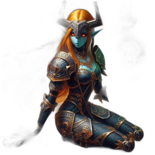 dragon, staff, sword, mask, fantasy art, concept art, pixel art, 3d render transparent PNG cut-out