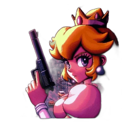 weapon, crown, staff, sword, pixel art, vaporwave, concept art, anime transparent PNG cut-out