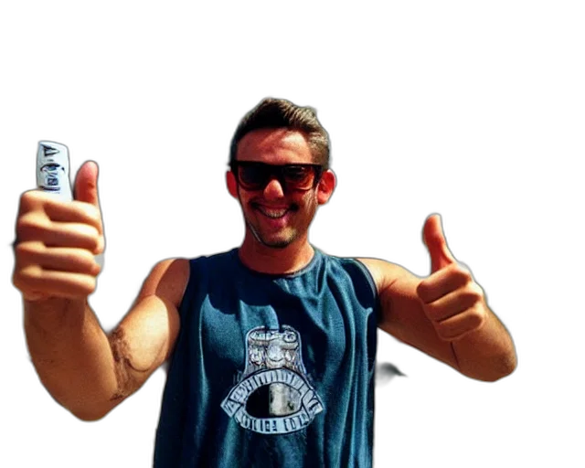 staff, 3d render, selfie, man transparent PNG cut-out