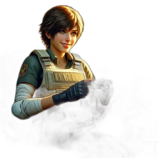 staff, weapon, jacket, face, concept art, fantasy art, photorealistic, pixel art transparent PNG cut-out