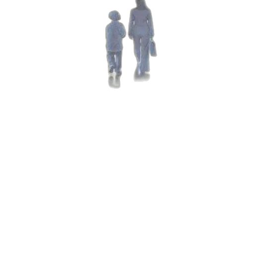 umbrella, robot, jacket, staff, pixel art, 3d render, concept art, photorealistic transparent PNG cut-out