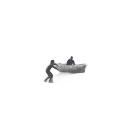 shoes, furniture, 3d render, concept art, underwater, fog, two, surfers transparent PNG cut-out