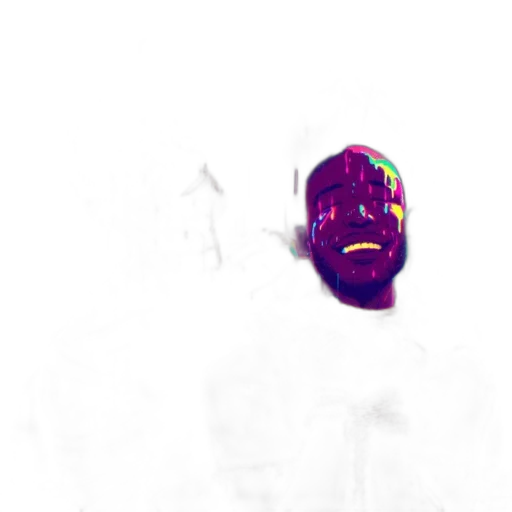 face, robot, mask, creature, photorealistic, 3d render, pixel art, concept art transparent PNG cut-out
