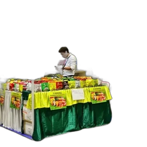 food, furniture, booth, event, displays, products, siam, banana transparent PNG cut-out