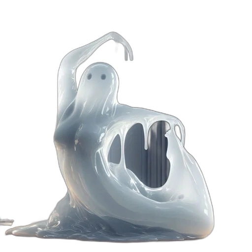 mask, creature, 3d render, concept art, photorealistic, underwater, fog, ethereal transparent PNG cut-out