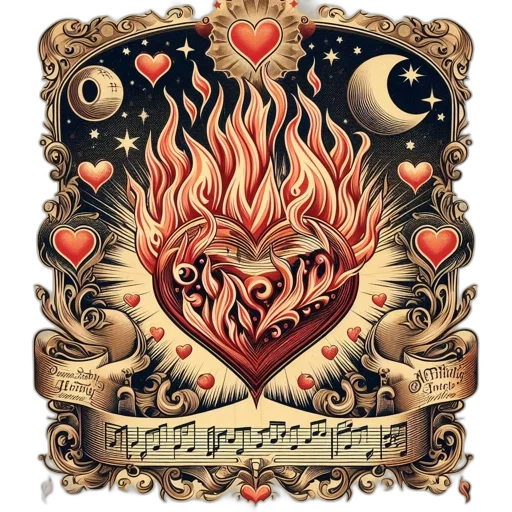 fantasy art, concept art, pixel art, comic book art, fire, ornate, illustration, features transparent PNG cut-out
