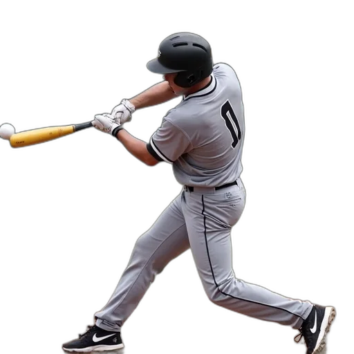 weapon, staff, sword, baseball, player, swinging, bat, ball transparent PNG cut-out