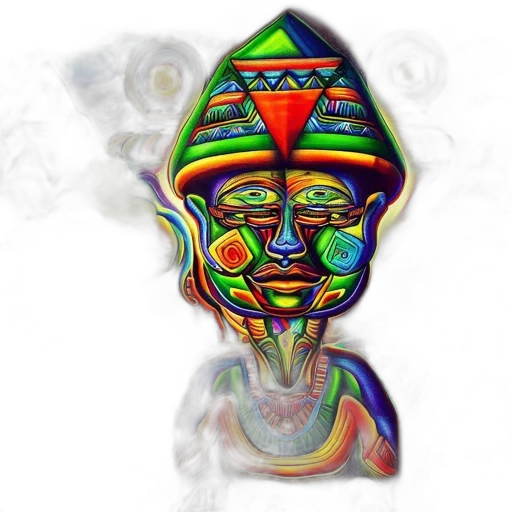mask, face, hat, robot, concept art, fantasy art, 3d render, photorealistic transparent PNG cut-out