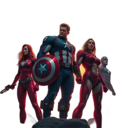 staff, comic book art, concept art, 3d render, red, new, avengers, sitas transparent PNG cut-out