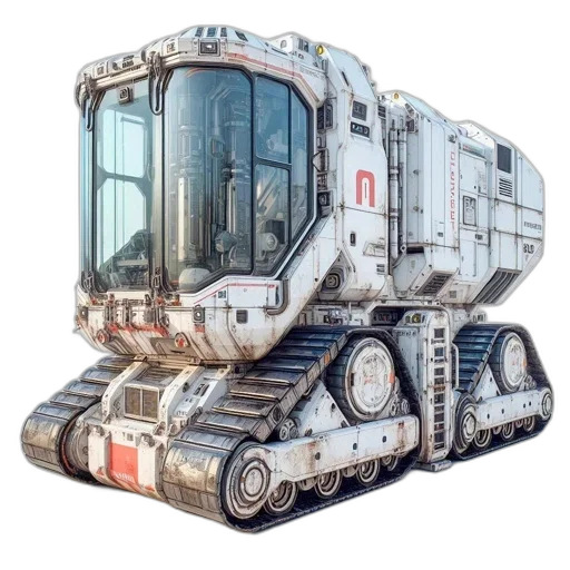 robot, weapon, car, 3d render, concept art, photorealistic, pixel art, large transparent PNG cut-out