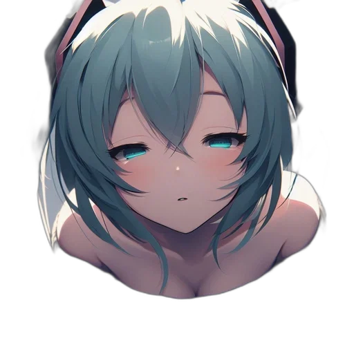 mask, face, creature, robot, anime, pixel art, vaporwave, concept art transparent PNG cut-out