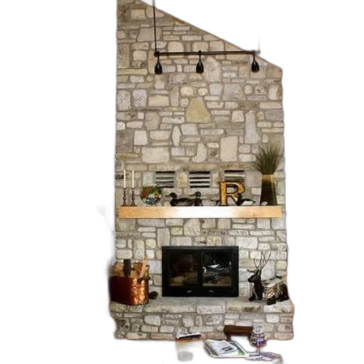 furniture, photorealistic, 3d render, earth tones, cozy, living, room, stone transparent PNG cut-out