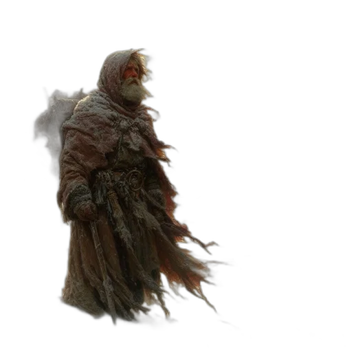 creature, mask, staff, face, concept art, fantasy art, 3d render, photorealistic transparent PNG cut-out